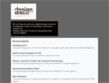 Tablet Screenshot of designdisco.com